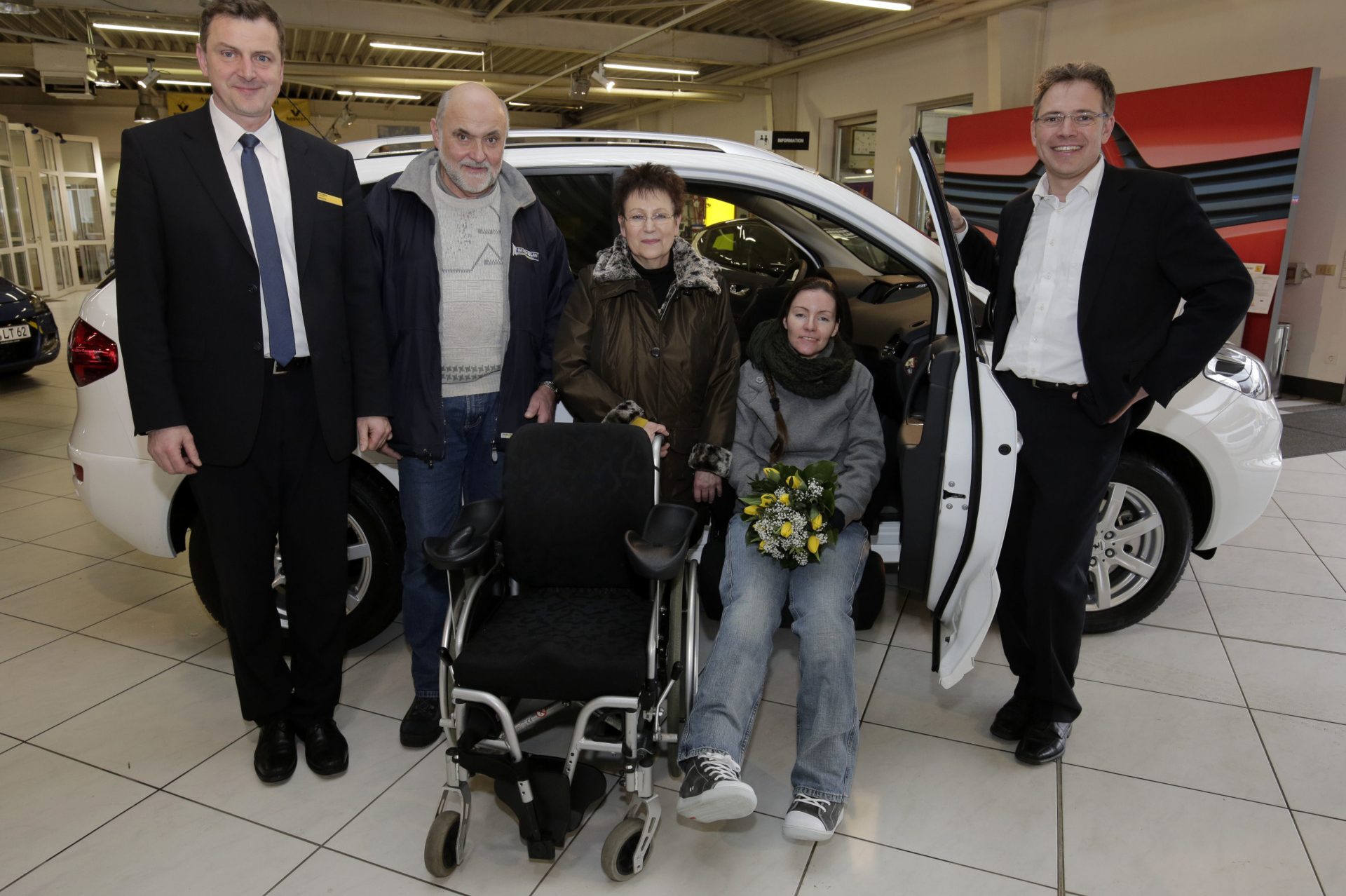 MiN, Autohaus Wedlich, Familie Greiner, Schwenksitz am 28.01.2015. Foto: Ronald Wittek